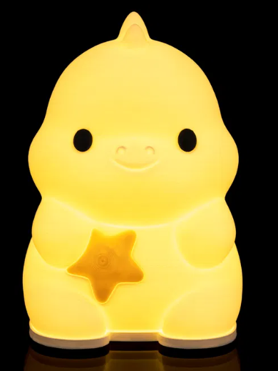 Luminária Dinossaurinho com Estrela – Luz Decorativa LED