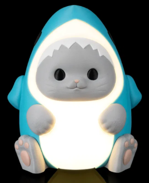 Luminária Infantil Gatinho Tubarão