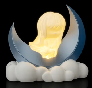Luminária Decorativa Menina na Lua