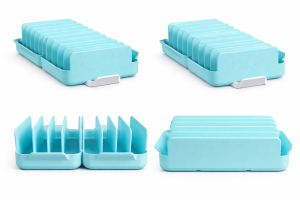 Organizador Vertical de Tampas para Armário