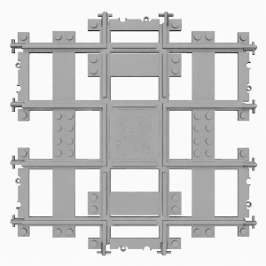 Cruzamento de Trem em H – Compatível LEGO