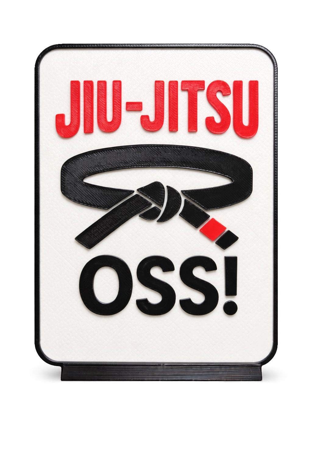 Placa Decorativa Jiu-Jitsu OSS!