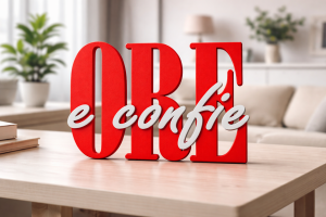 Placa Decorativa “Ore e Confie”