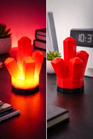 Luminária Cristal Pixel – Estilo Blocos
