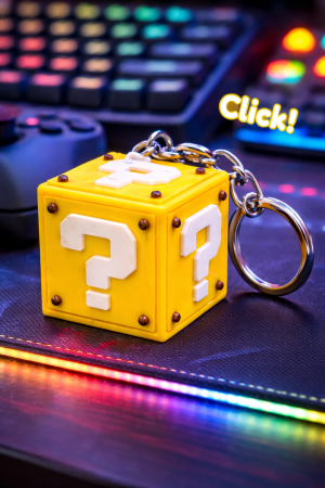 Chaveiro Clicker Bloco Interrogação